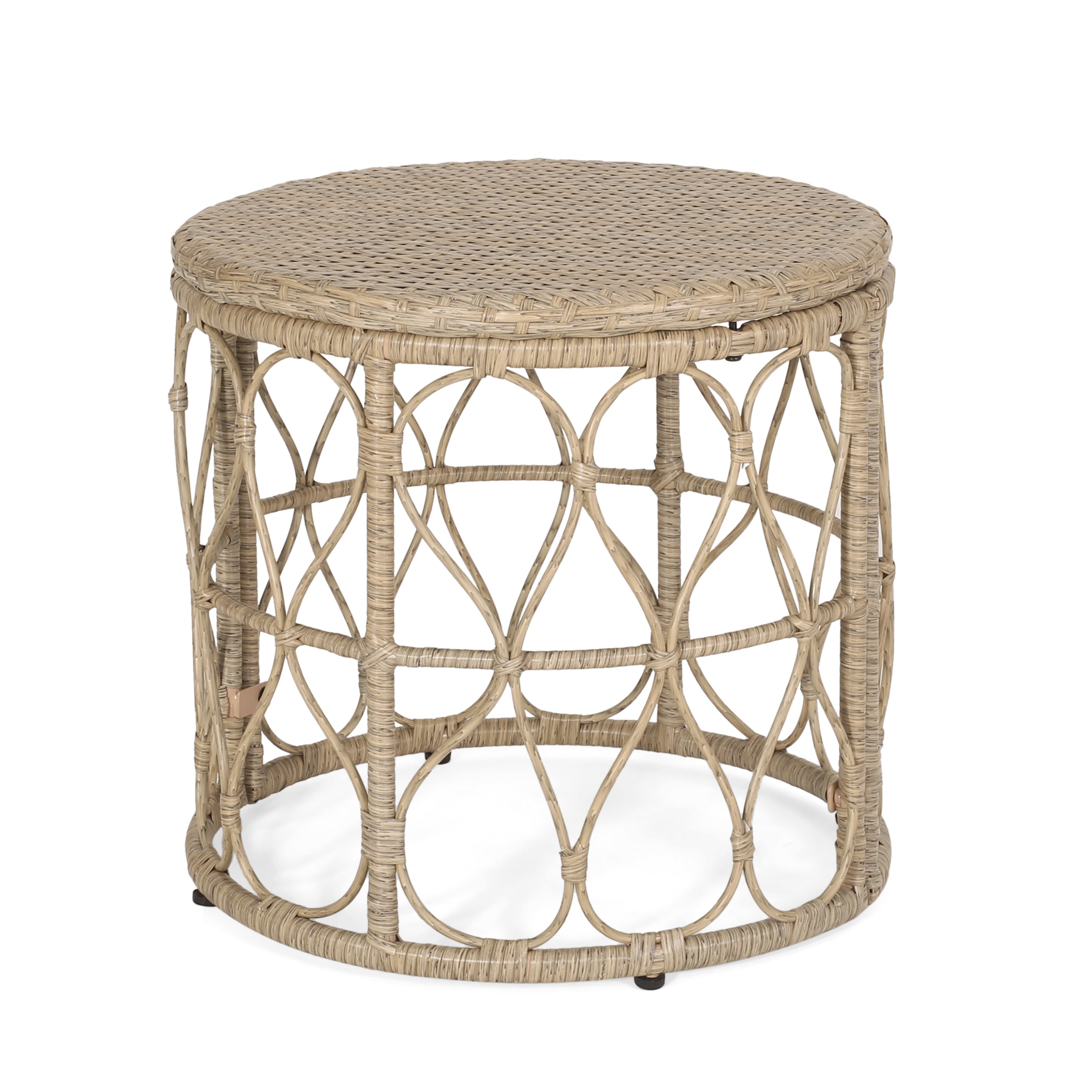 Zircon 3-Piece Patio Set with 2 Club Chairs and Round Table