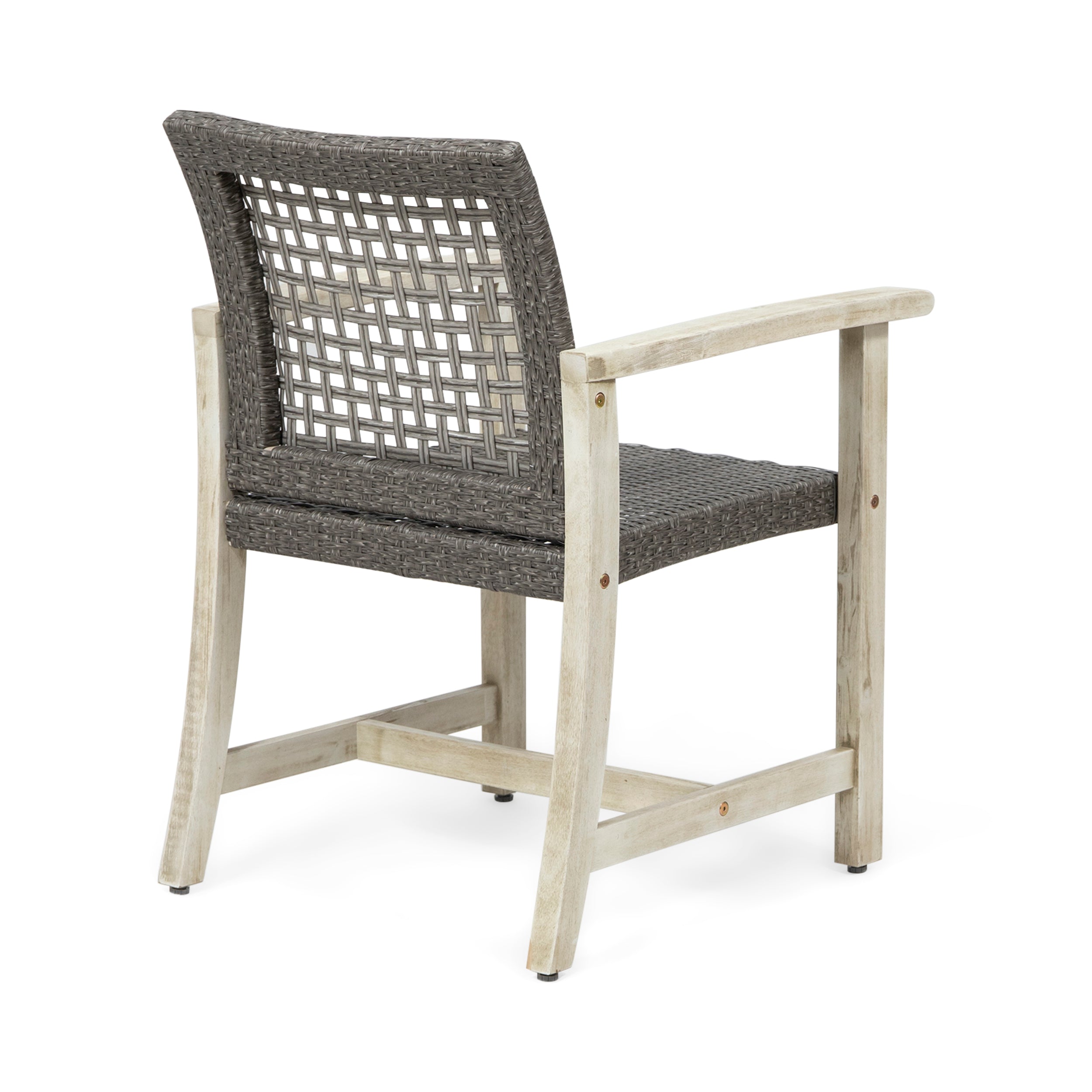 Hampton Outdoor Rattan Dining Chairs, Set of 2