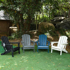Composite Folding Adirondack Chair with Dual Cup Holder