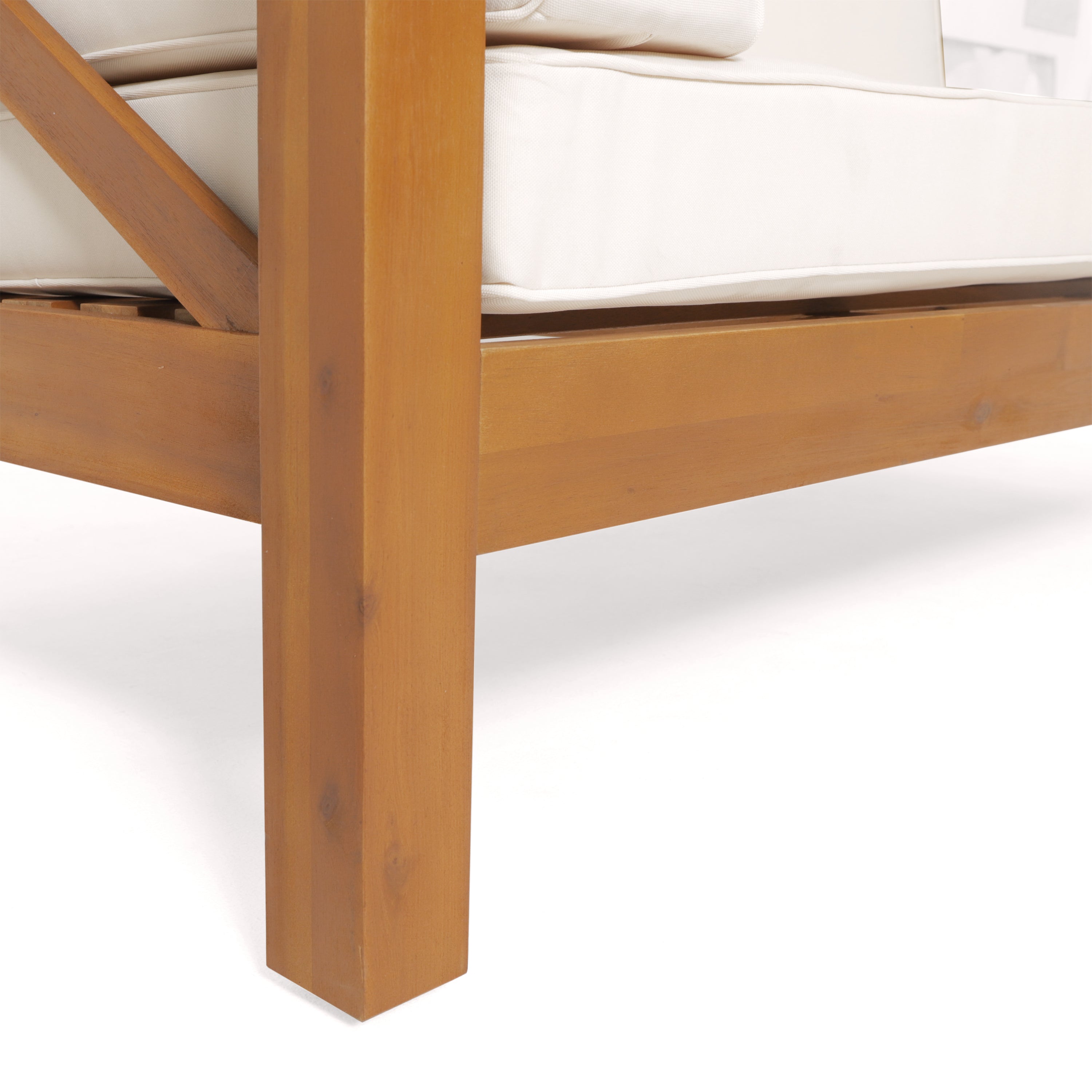Brava Outdoor X-Back Corner Bench with Coffee Table