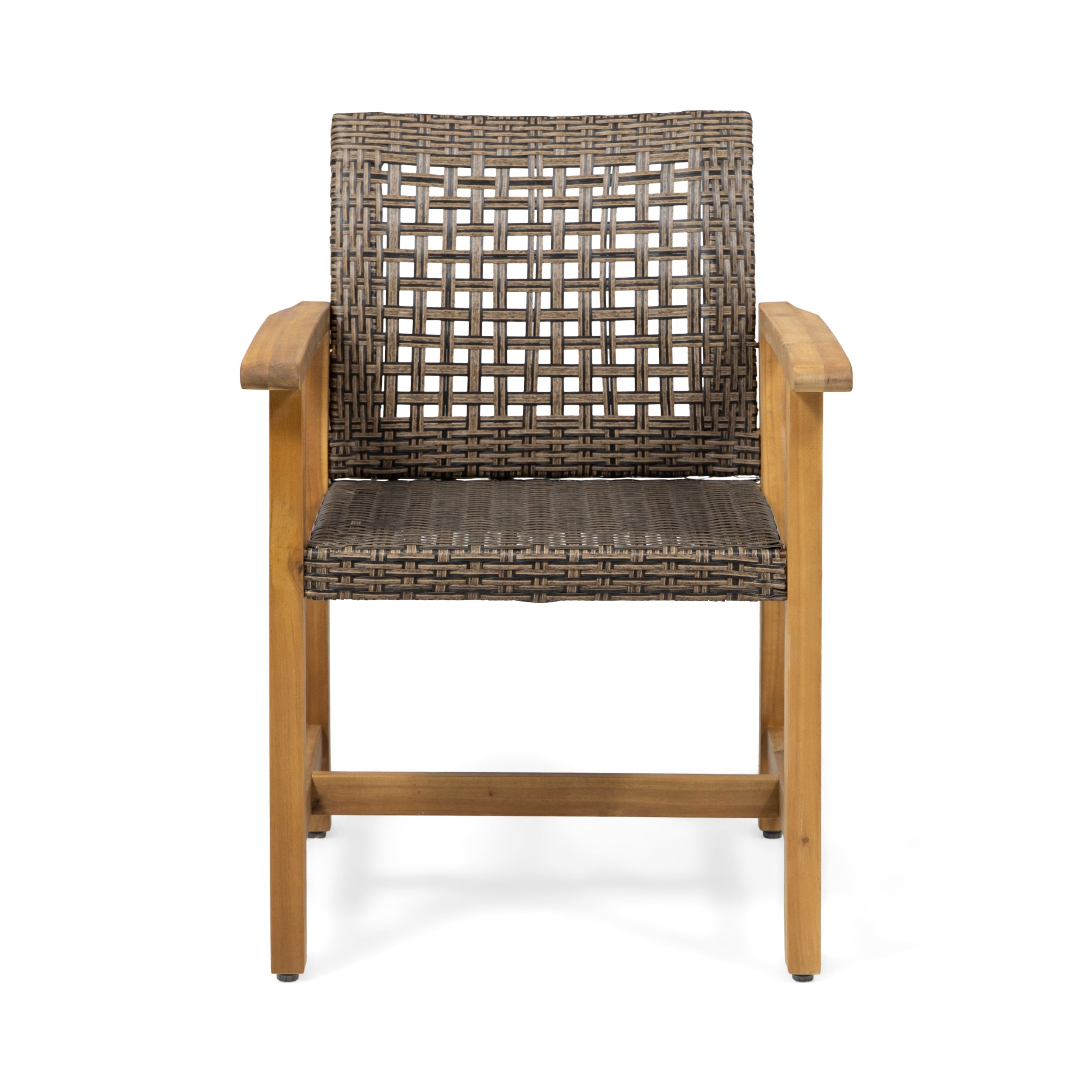 Hampton Outdoor Rattan Dining Chairs, Set of 2