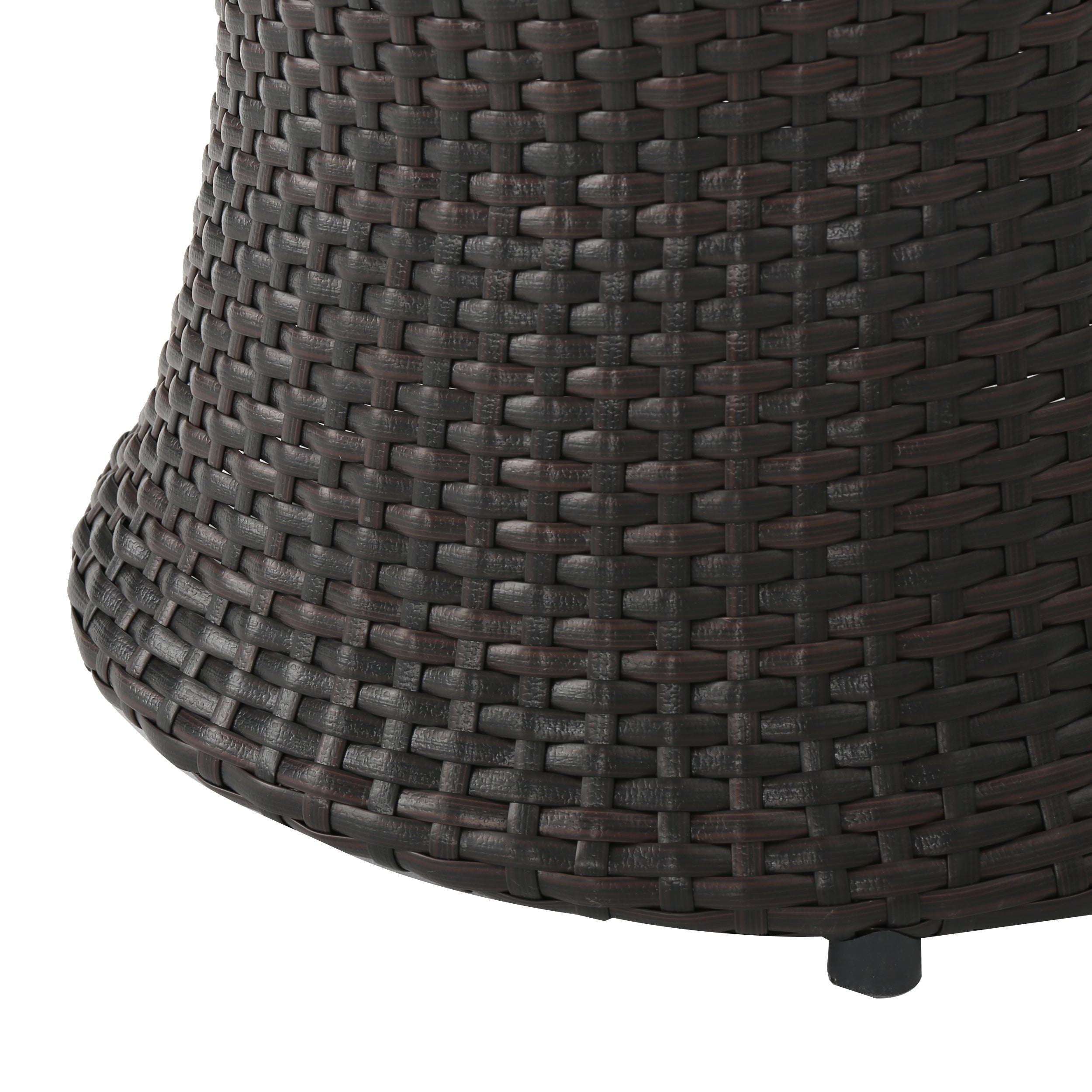 Thrive Hourglass Rattan Outdoor Side Table