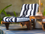 47" Tufted Outdoor Bench Cushion