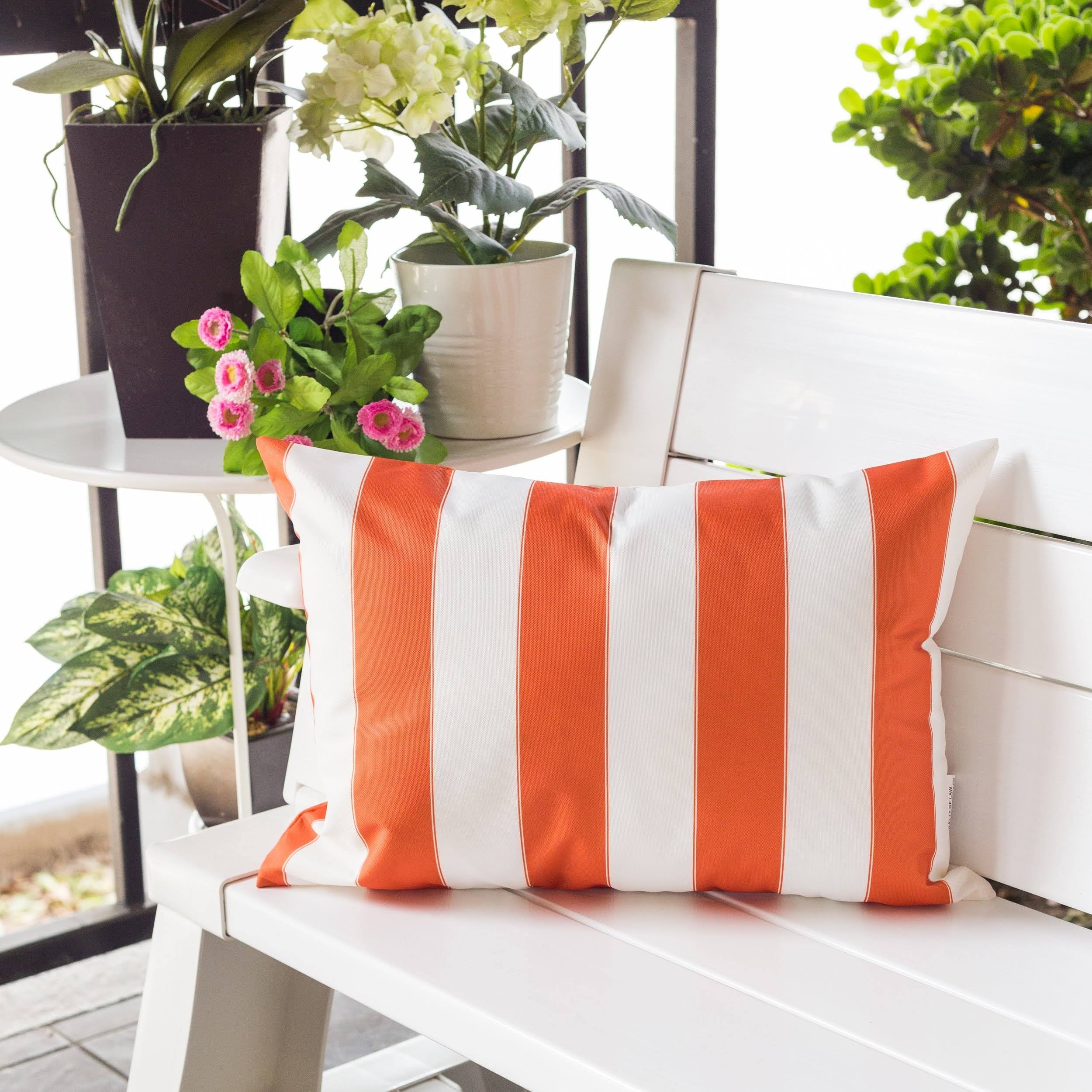 Horizon Stripe Outdoor Lumbar Pillow