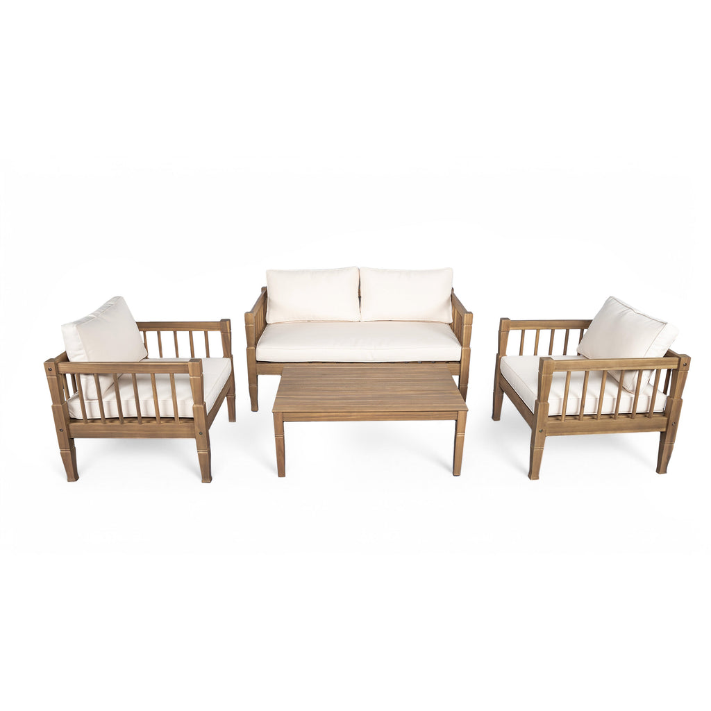 Banyan 4-Piece Patio Outdoor Furniture Set
