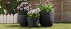 Lightweight Matte Textured Outdoor Planter