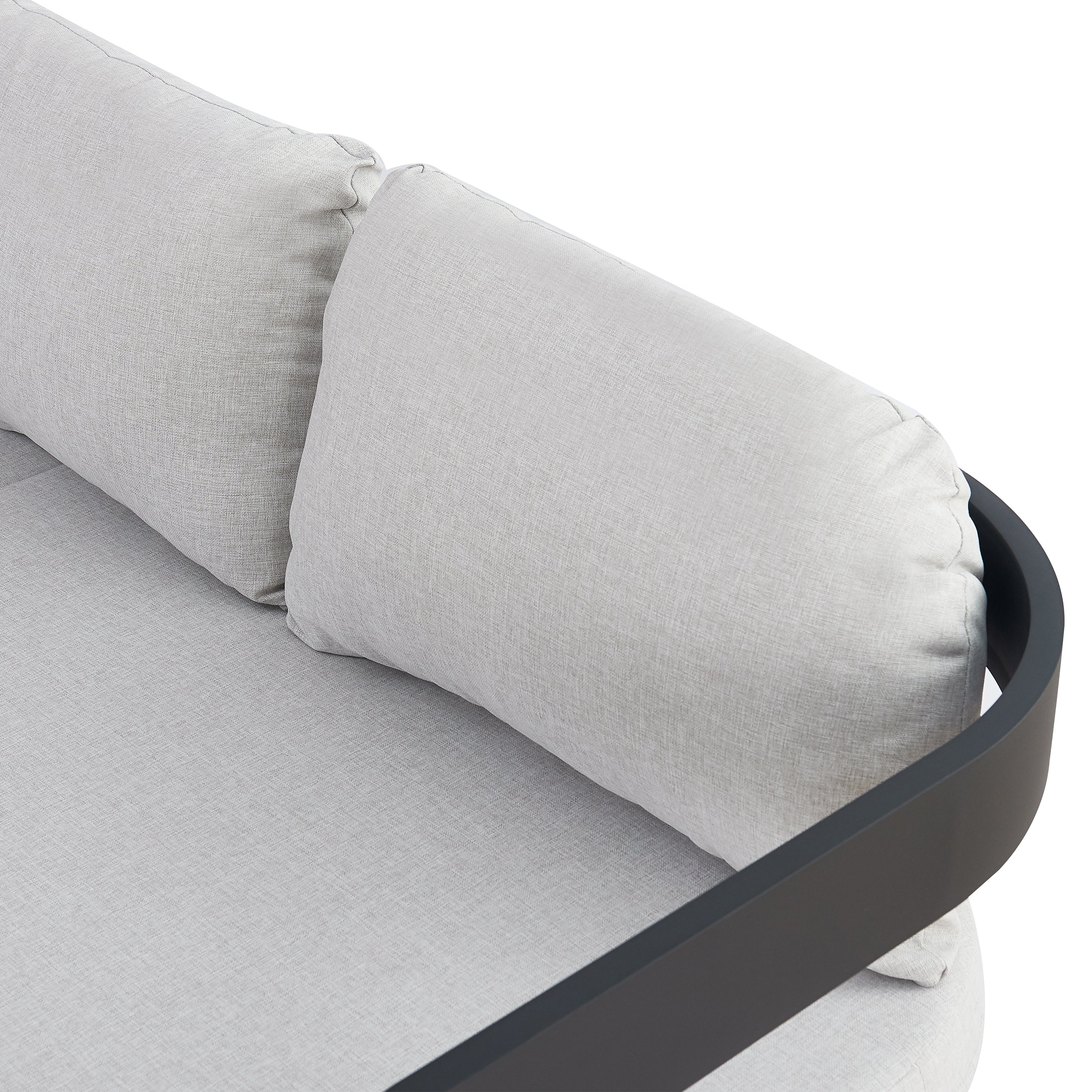 Elko Outdoor Patio Aluminum 3 Seater Sofa