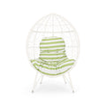 Outdoor Chair with Teardrop Shape and Mesh Design