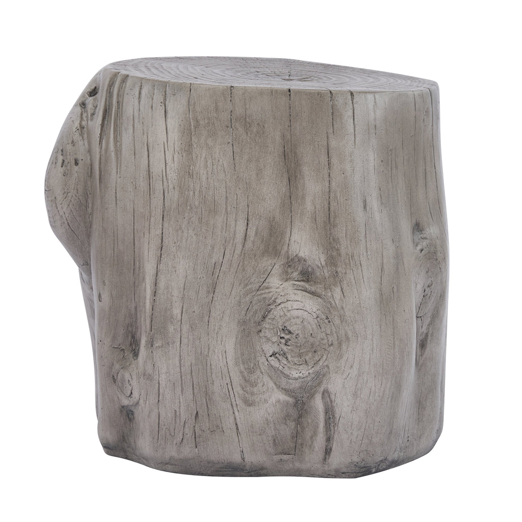 Tree Stump Outdoor Side Table