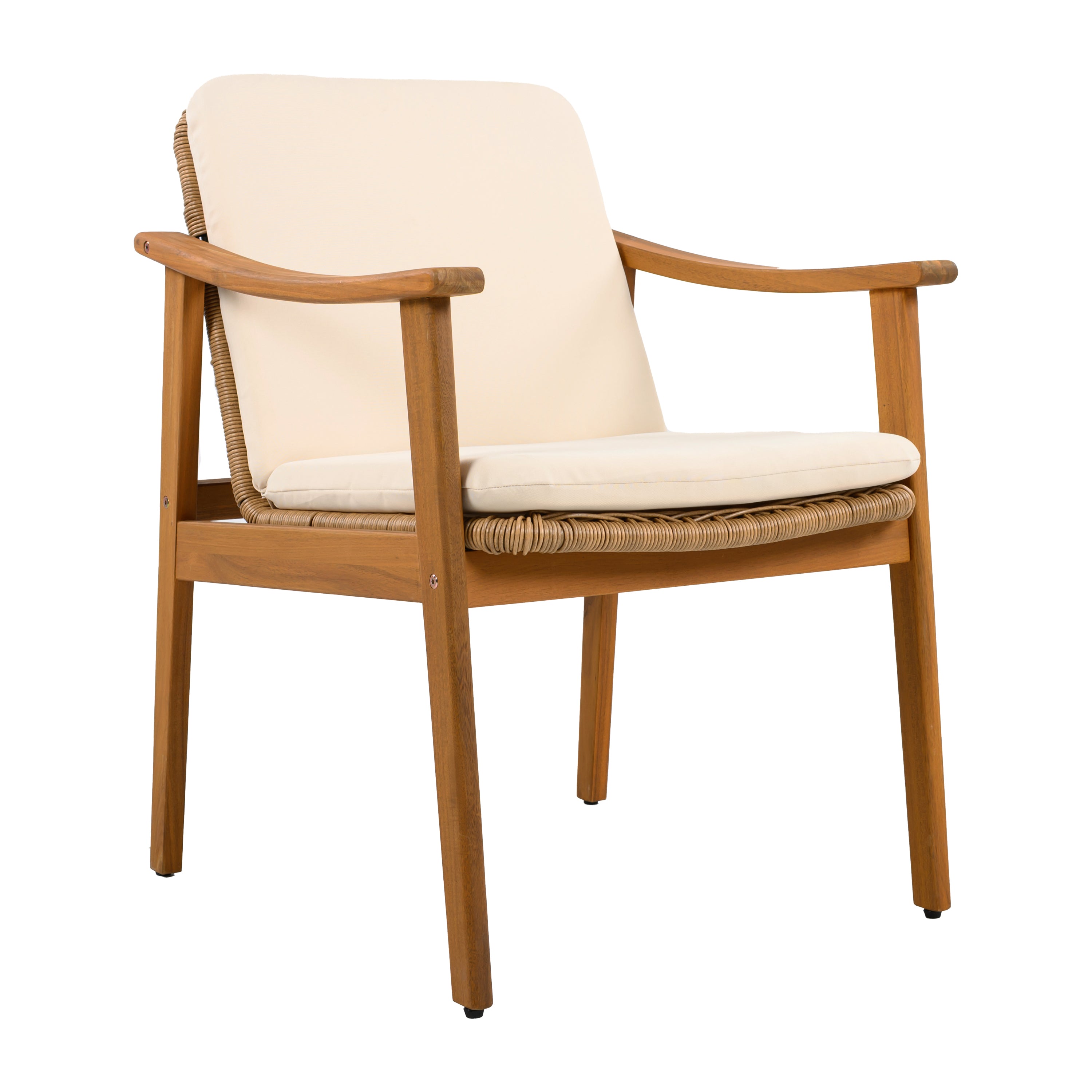 Avenue Acacia Wood Outdoor Dining Chairs, Set of 2