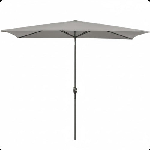 6.5 x 10 ft Rectangular Patio Umbrella with Crank, Base Not Included