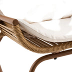 High Square Back Modern Outdoor Rocking Chair