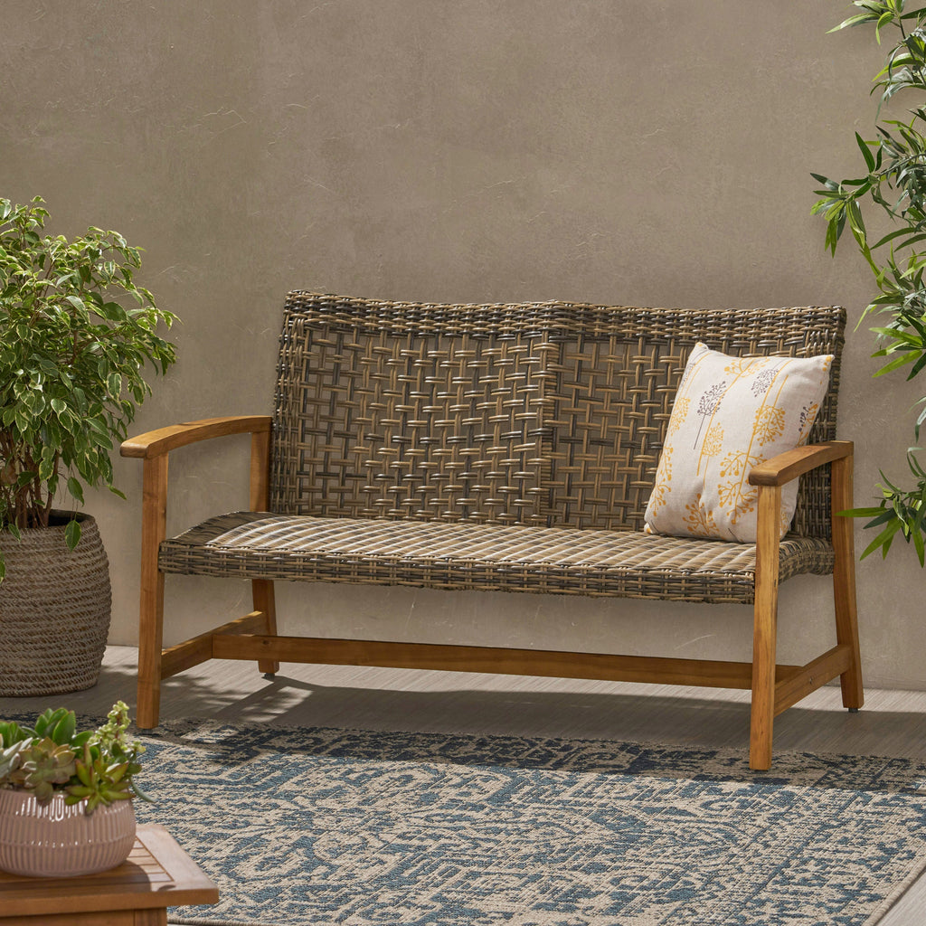 Hampton Outdoor Rattan Loveseat