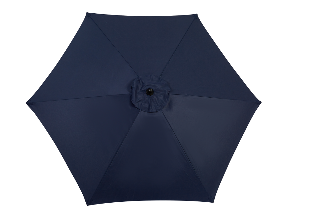 9' Outdoor Patio Umbrella Outdoor Table Umbrella with Push Button Tilt and Crank, Base Not Included