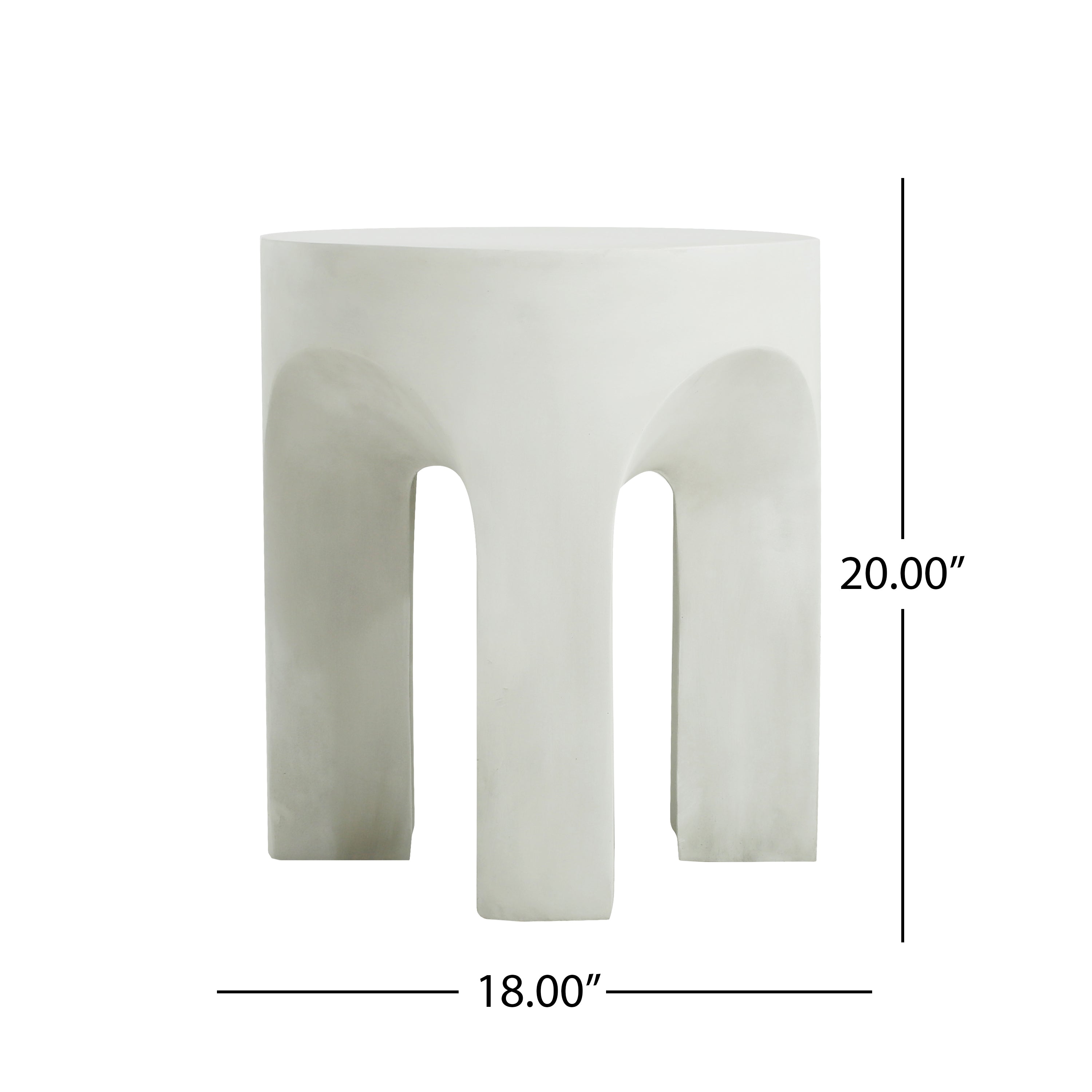 Mara Modern Outdoor Round Side Table