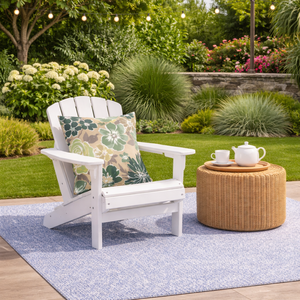 Magpie 18x18 Waterproof & Fade-Resistant Outdoor Throw Pillows, Set of 2