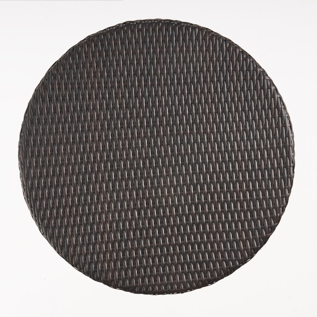 Outdoor 26" Round Rattan Bar Table
