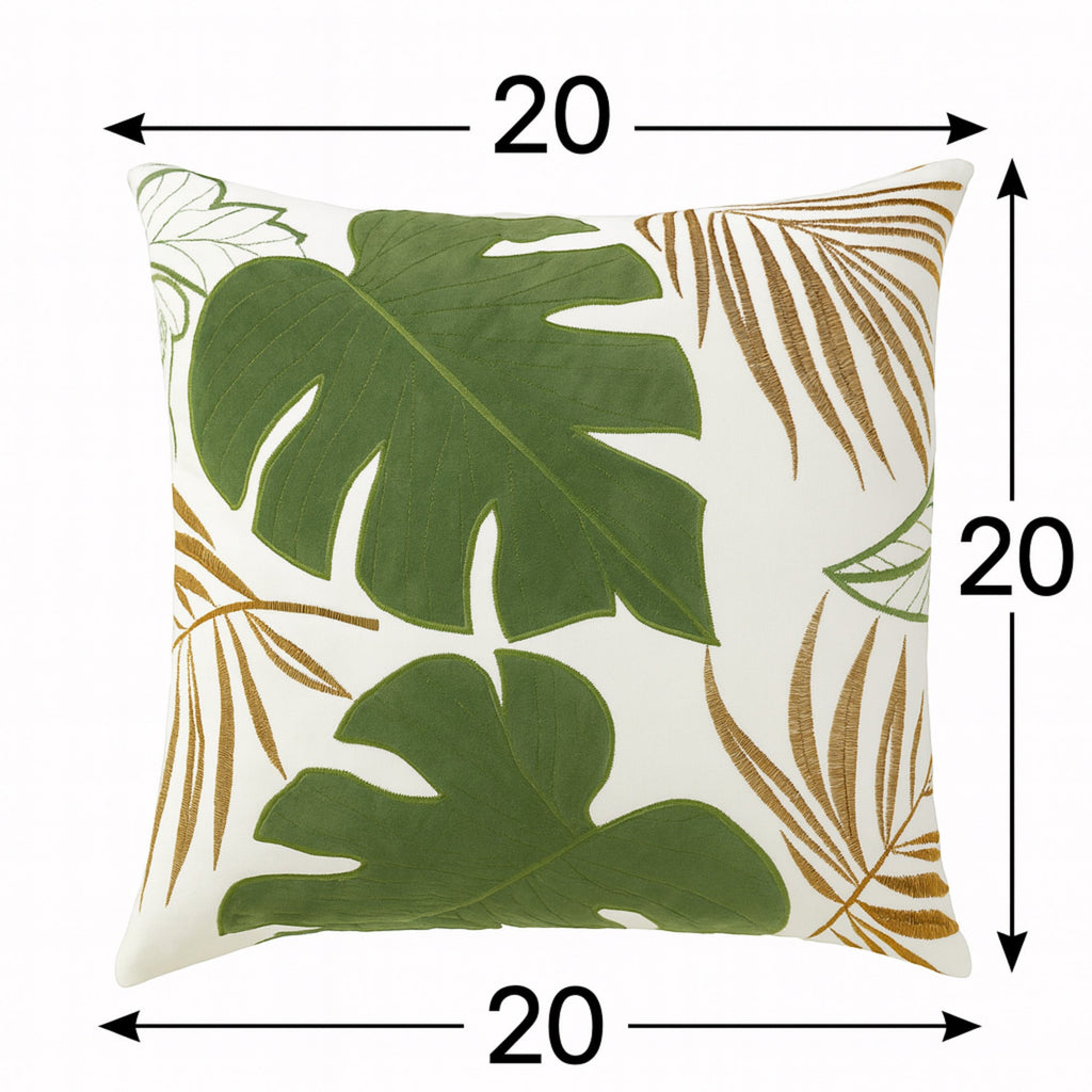 Monstera 20x20 Outdoor Throw Pillow