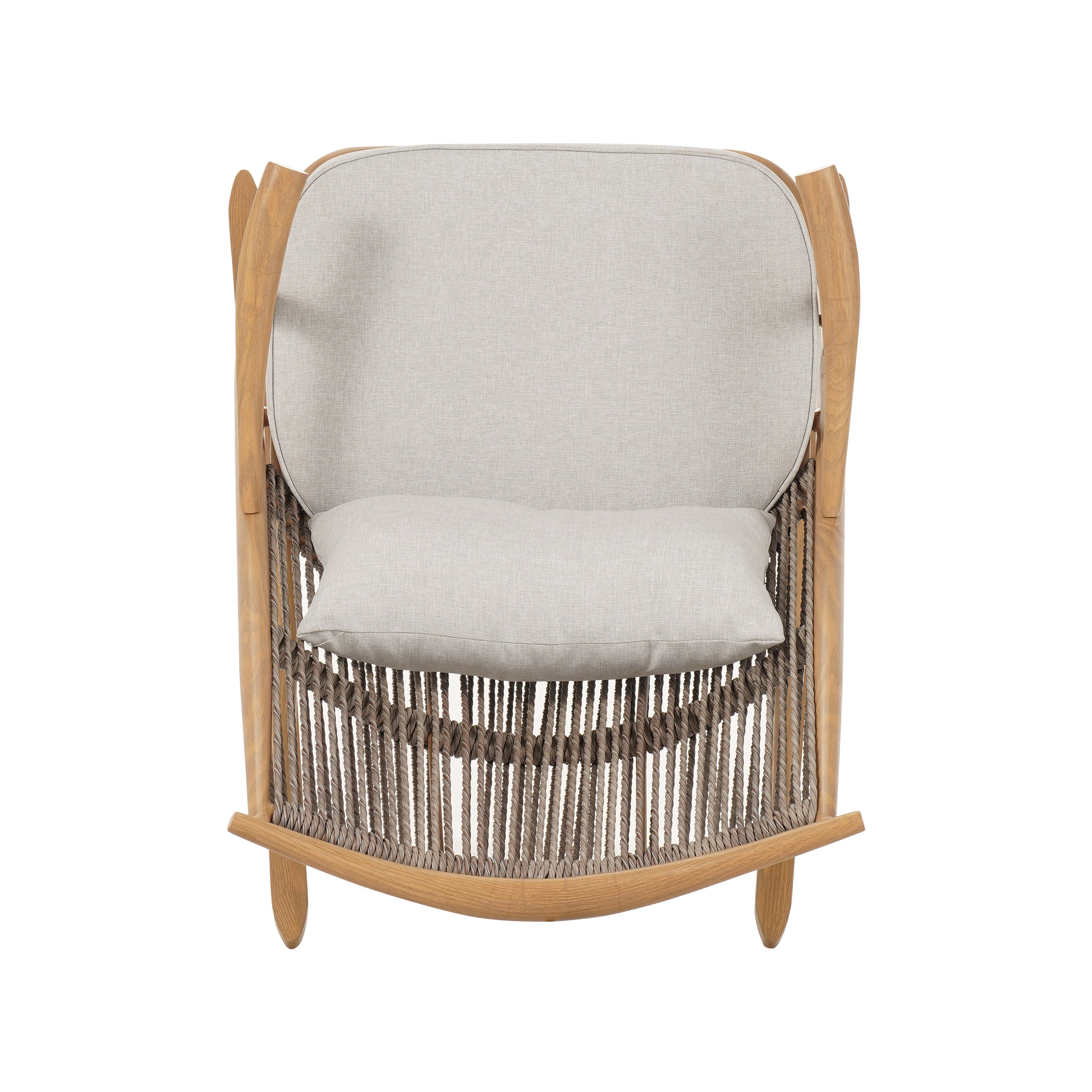 Modern Boho Outdoor Rocking Chair