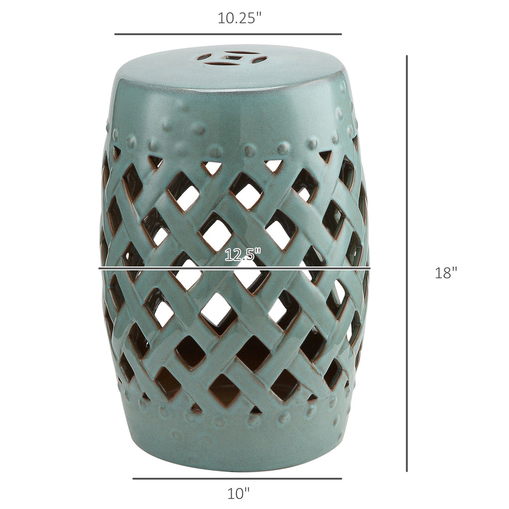 Outsunny Ceramic Garden Stool