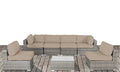 Luxury All-Weather Wicker Outdoor Patio Sofa Set