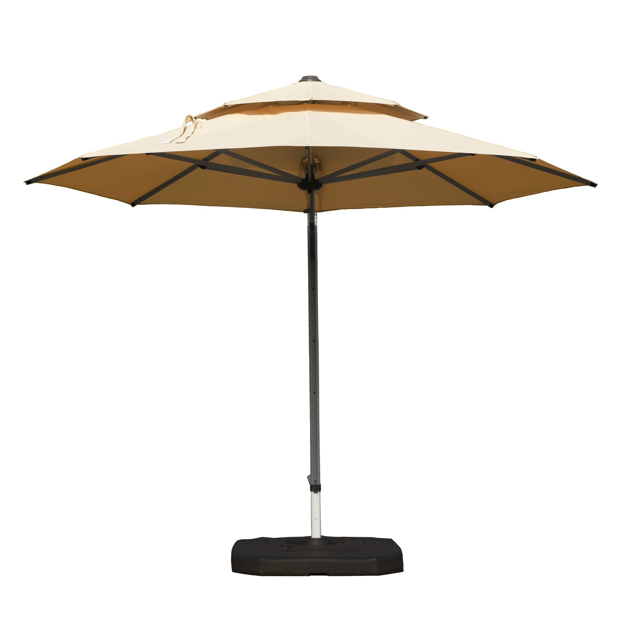 Round Cantilever Umbrella with Center Pole, Base Not Included