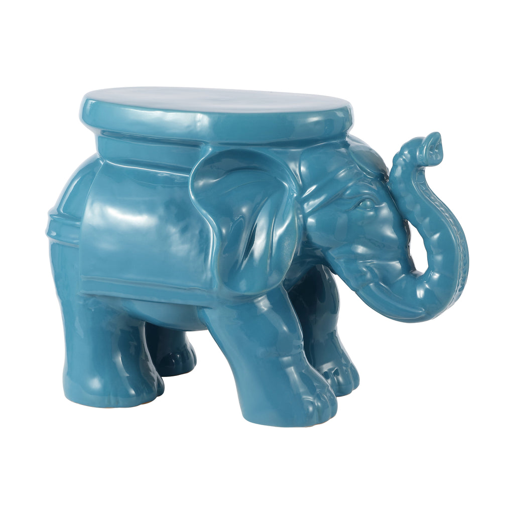 Elephant Ceramic Garden Stool