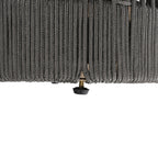 Sundara Outdoor Coffee & Side Table Set with Woven Rope Design