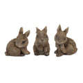 Mini Garden Bunny Rabbit Figurine, Set of 3