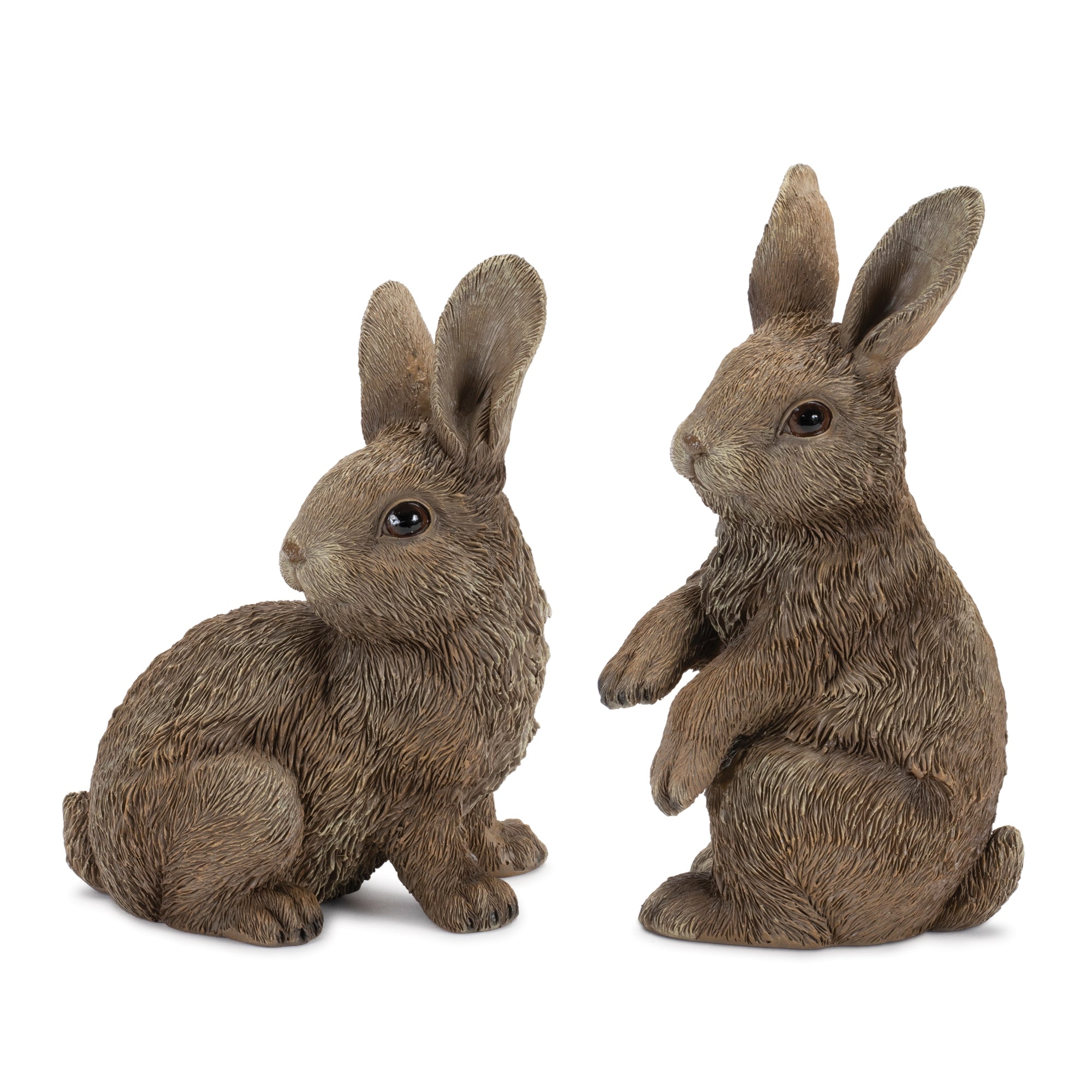 Garden Bunny Rabbit Figurine, Set of 2