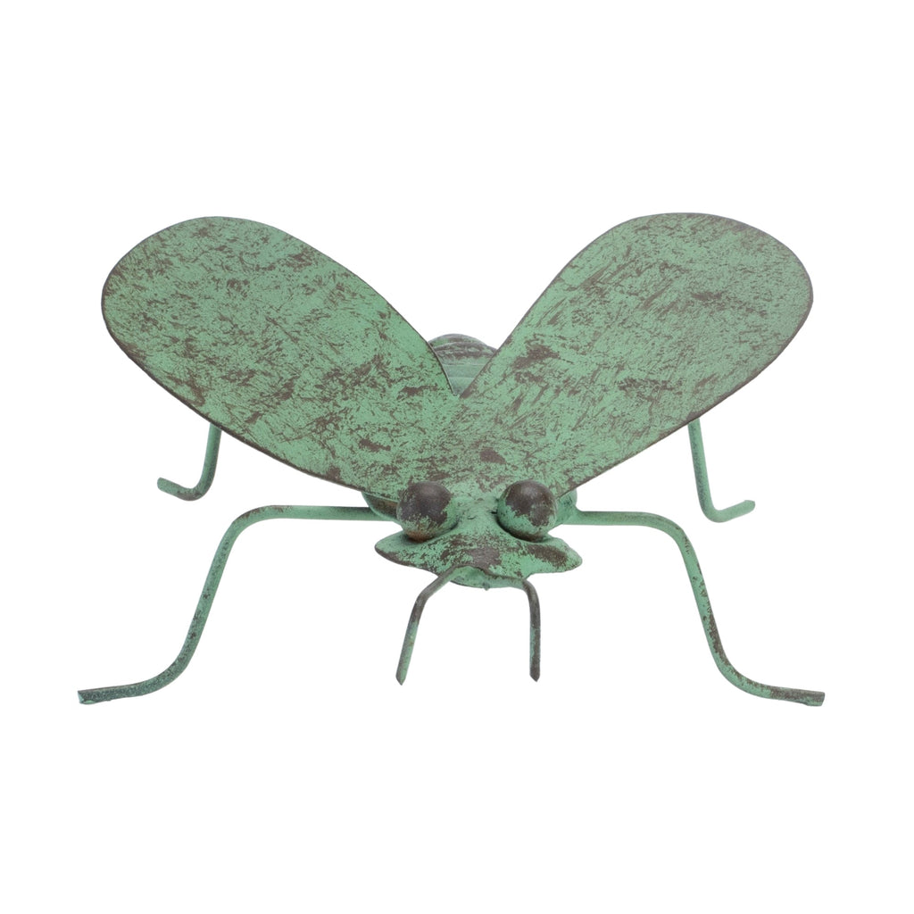 Iron Metal Bumble Bee Garden Accent, Set of 2
