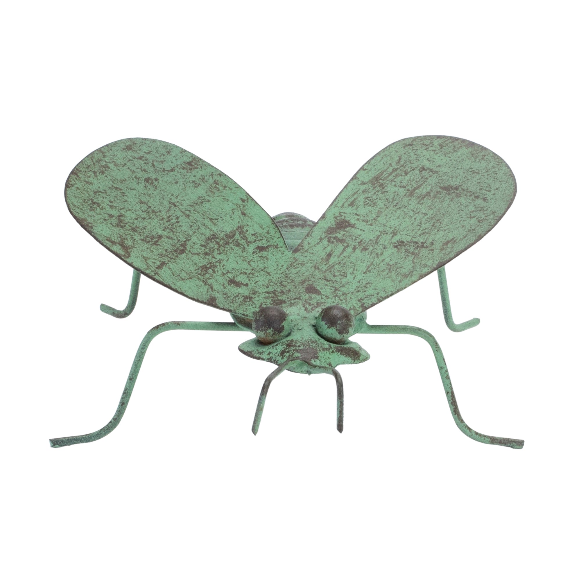 Iron Metal Bumble Bee Garden Accent, Set of 2
