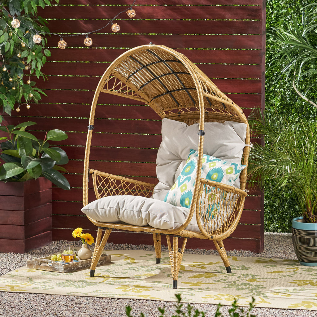 Doris Outdoor Wicker Standing Basket Chair