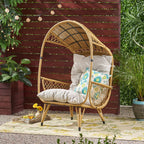 Doris Outdoor Wicker Standing Basket Chair