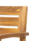 Stamford Outdoor Acacia Wood Dining Chairs, Set of 2