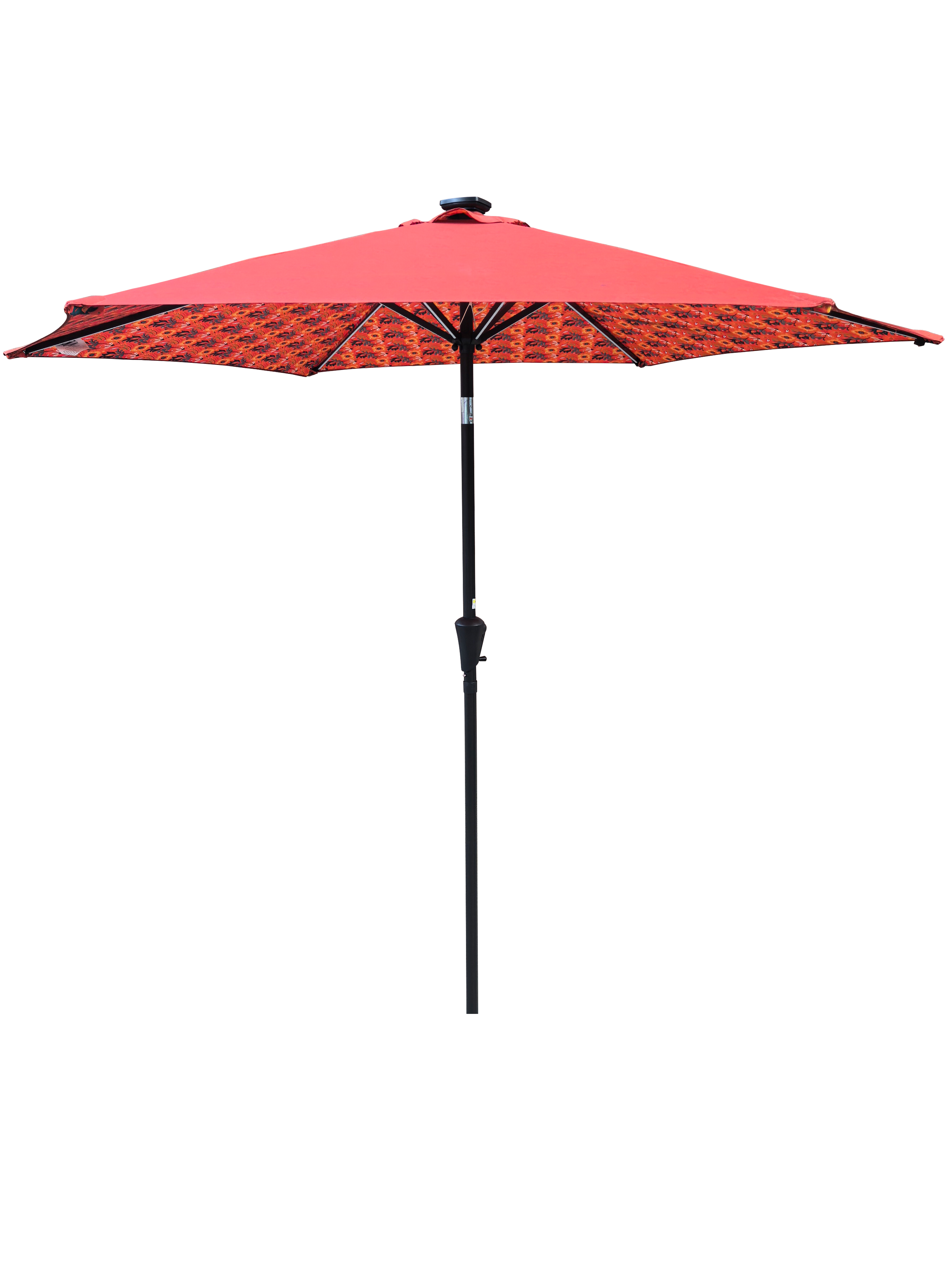 Parasol 9' Patio Umbrella with Lights