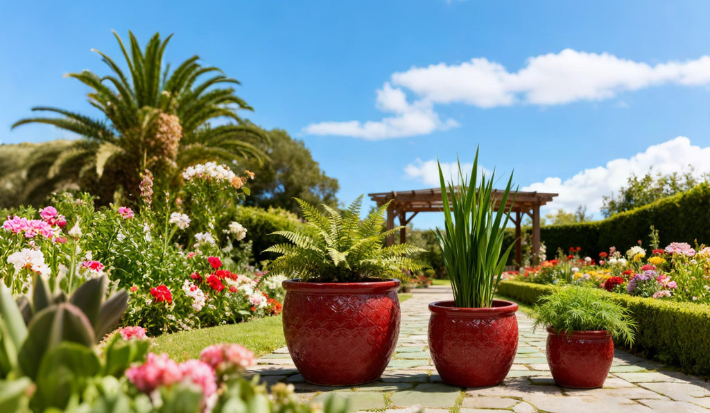 Sonora Handmade Ceramic Flower Pot, Set of 3