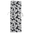 Tropical Indoor/Outdoor Chaise Lounge Chair Cushion with Ties, Set of 2