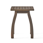 Selma Acacia Wood Outdoor Accent Side Table