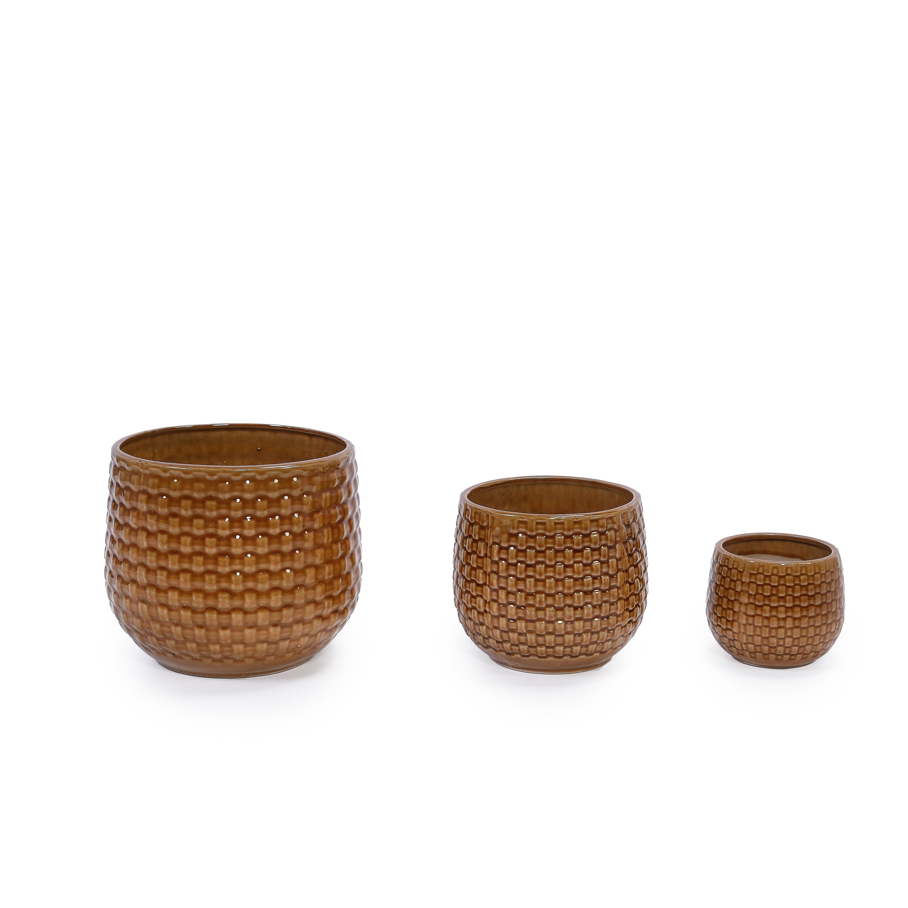 Bex Handmade Ceramic Planter, Set of 3