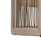 Sundara Outdoor Coffee & Side Table Set with Woven Rope Design