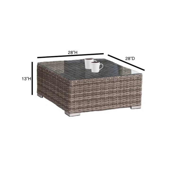 Laguna Sol Fully Assembled 2-Person Wicker Seating Set with Cushions