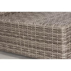Laguna Sol Stylish Rattan Wicker Fully Assembled 3-Person Outdoor Seating Set