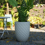 Elan Handmade White Ceramic Planter