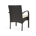 Cordoba Outdoor Wicker Dining Chairs, Set of 2