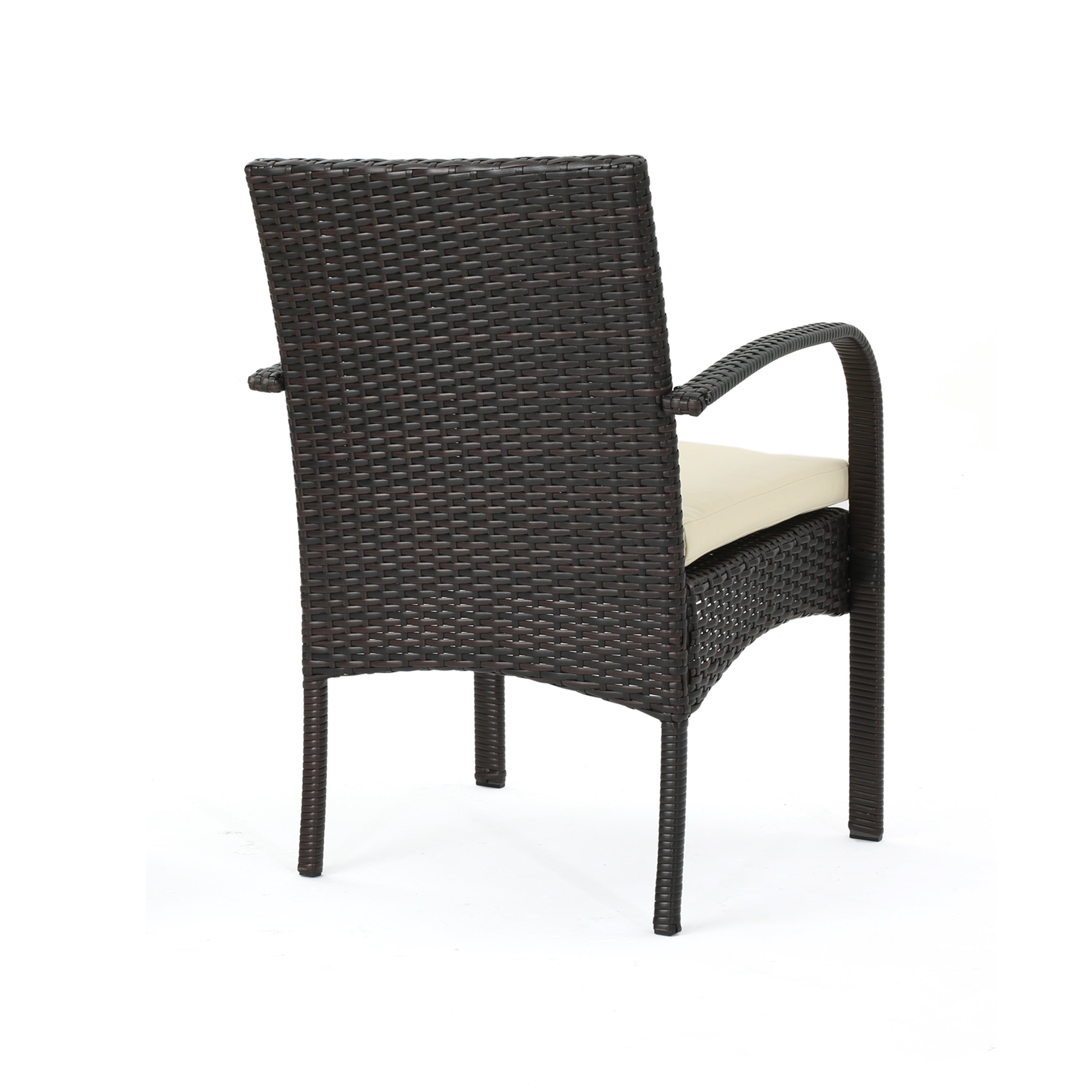 Cordoba Outdoor Wicker Dining Chairs, Set of 2