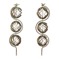 Bird and Butterfly w/Triple Orb Stake, Set of 4