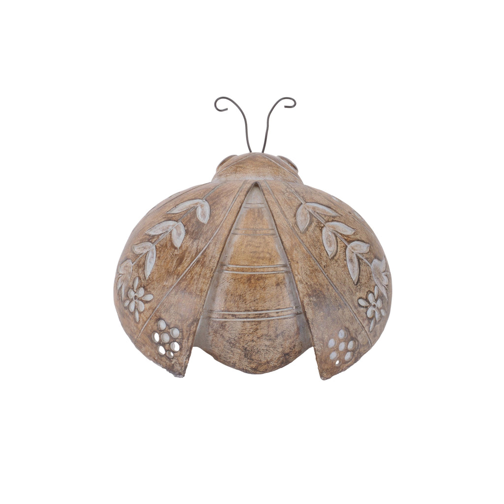 Floral Etched Insect Shelf Sitter, Set of 4