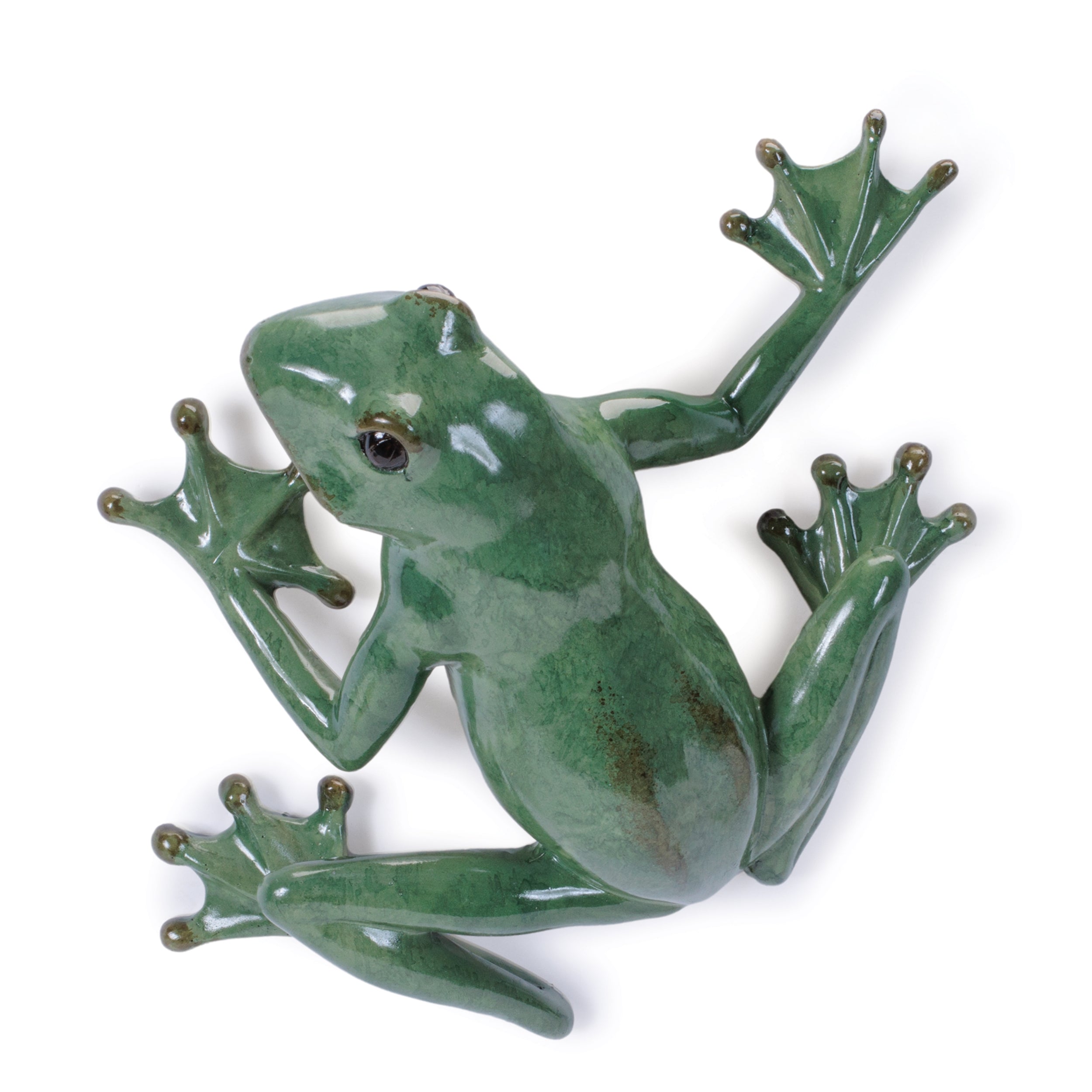 Stone Garden Frog Wall Accent, Set of 2