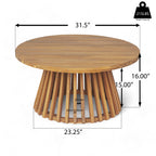 Tidewell Outdoor Acacia Wood Coffee Table